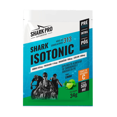Suplemento Alimentar Shark Isotonic Sabor Limão 34g