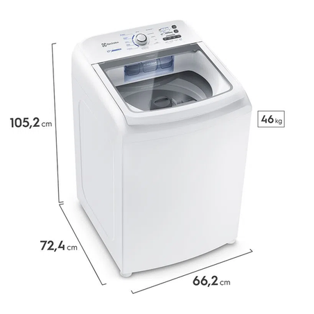  118522 - Elect Lavad Roupa 17kg Led17