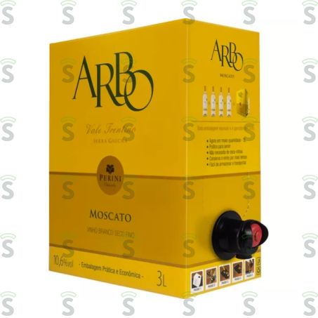  Vinho Branco Arbo Moscato Embalagem 3lt