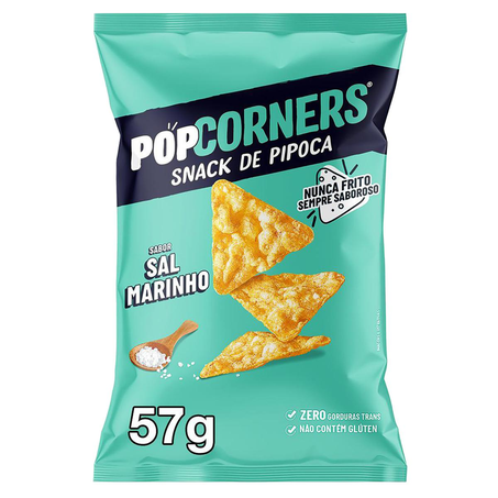 Salgadinho Popcorners 57g - Sea Salt