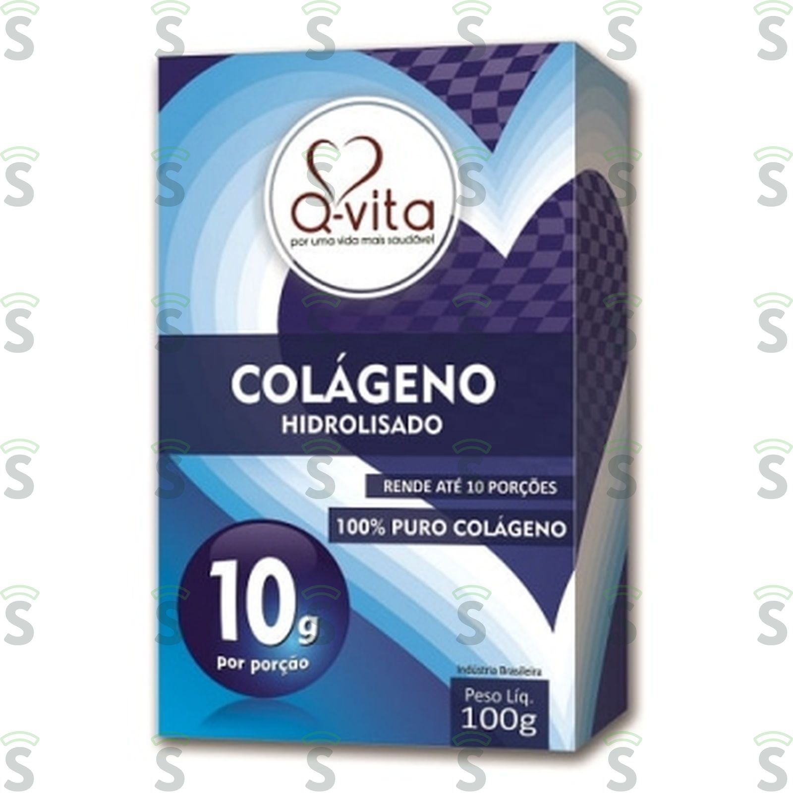 Colágeno Hidrolisado Q-vita Caixa 100gr