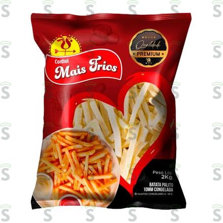  Batata Palito Congelada Tradicional Mais Frios 2kg