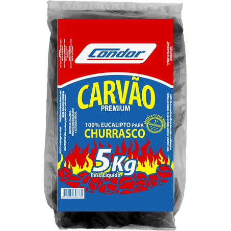 Carvão Condor 5kg - Premium