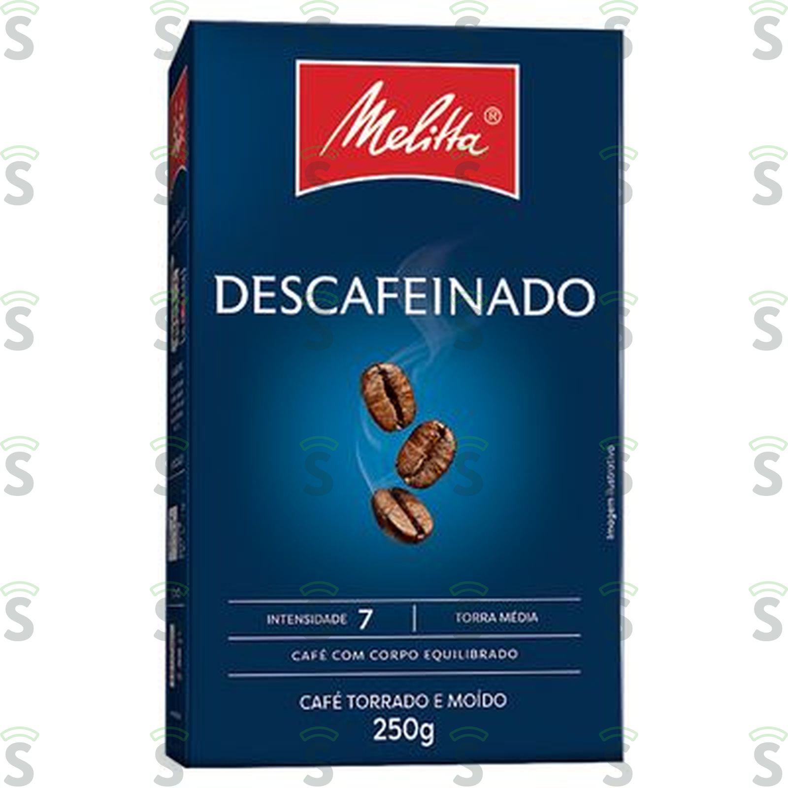 Café Torrado e Moído Melitta Descafeinado Caixa 250gr
