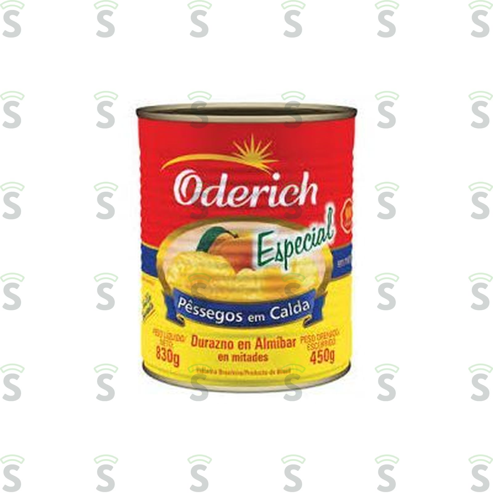 PESSEGOS ODERICH 450G METADES