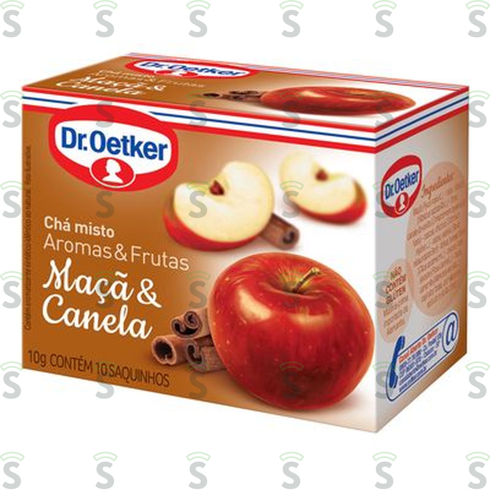 Chá Misto Dr.oetker Maça com Canela Caixa com 10un - 10gr