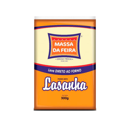 Massa Lasanha da Feira 500g