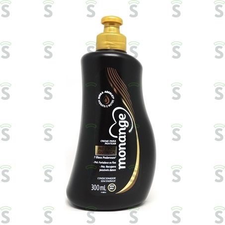  Creme Para Pentear Monange Reparação Pós Química Frasco 300ml