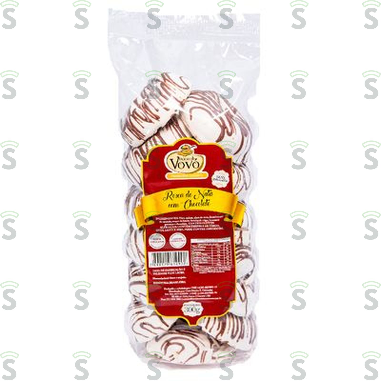 Biscoito Delicias Da Vovo Rosca Nata com Chocolate