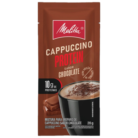 Cappuccino Solúvel Melitta Protein Chocolate 20g