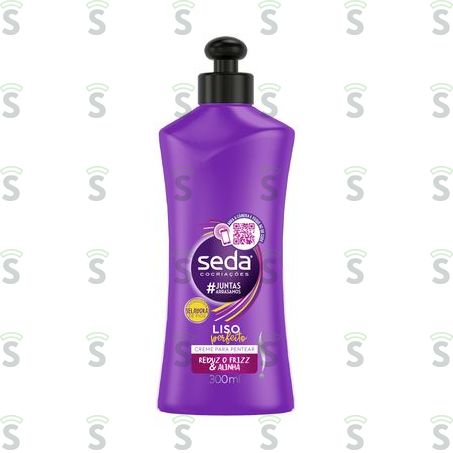  Creme Para Pentear Seda Cocriações Liso Perfeito Frasco 300ml