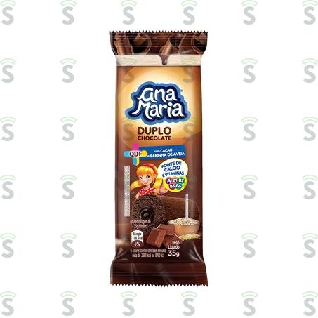  Bolinho Ana Maria Duplo Chocolate 35g