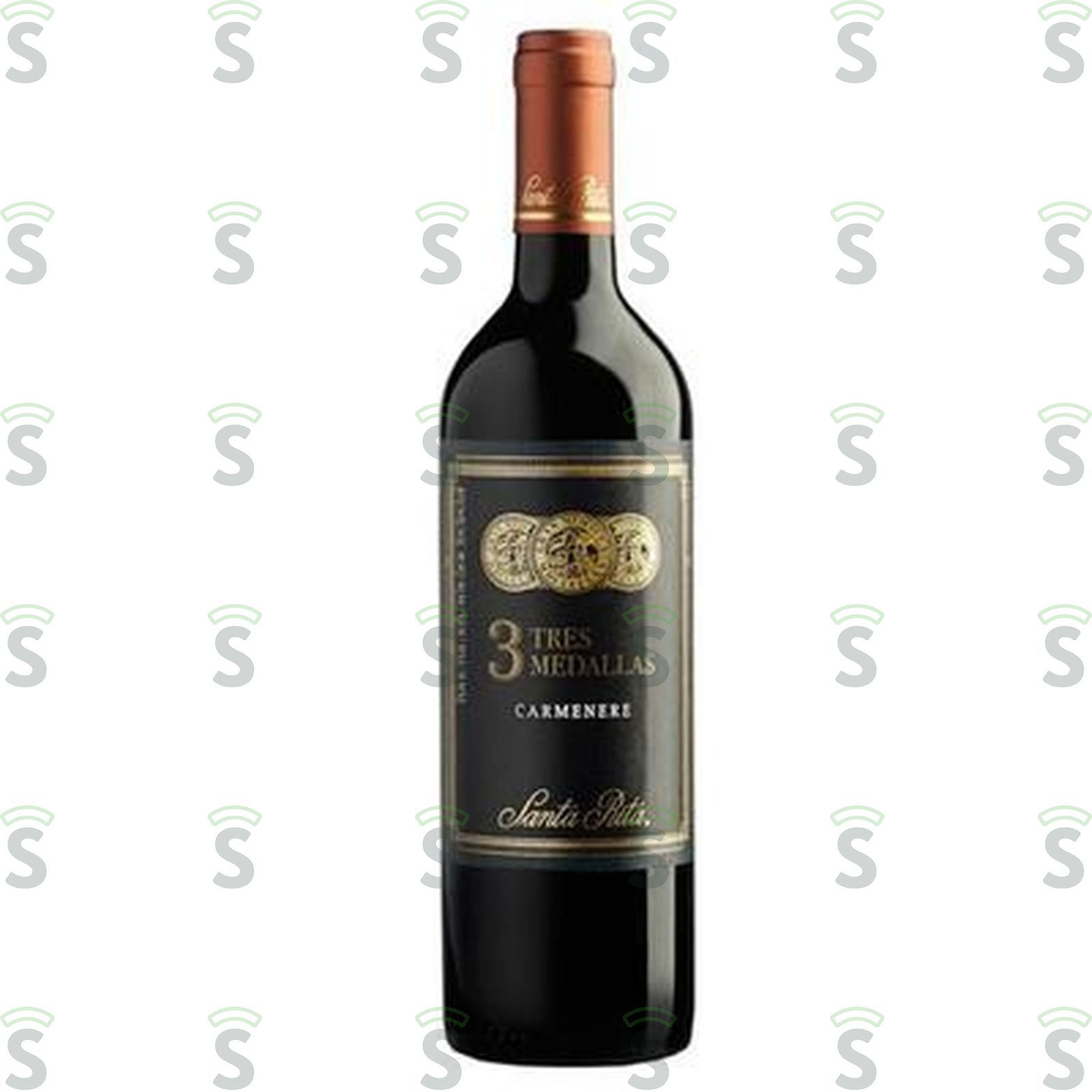 Vinho Chileno Tinto Seco Tres Medallas Carménère Valle Central Garrafa 750ml