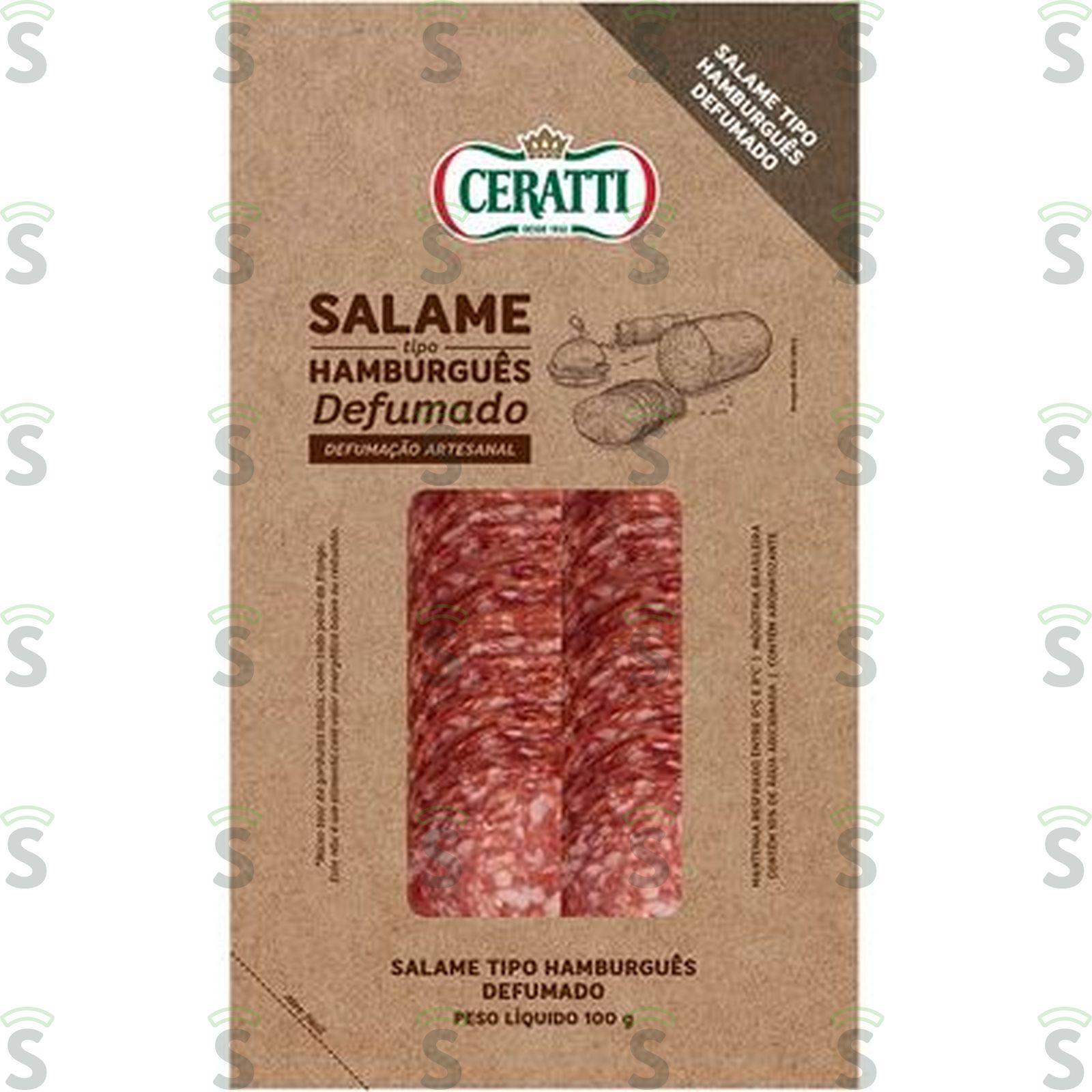 Salame Ceratti Hamburgues Defumado 100G