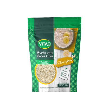 Aveia vitao 170g flocos finos