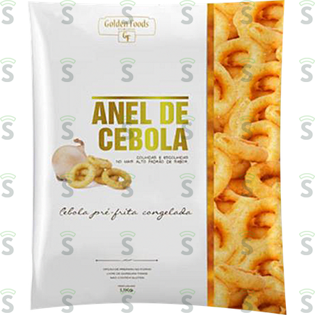  Anel de Cebola Empanado Golden Foods Premium Embalagem 1.1kg