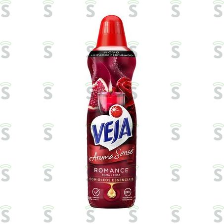  Limpador Perfumado Veja Aroma Sense Romance 500ml