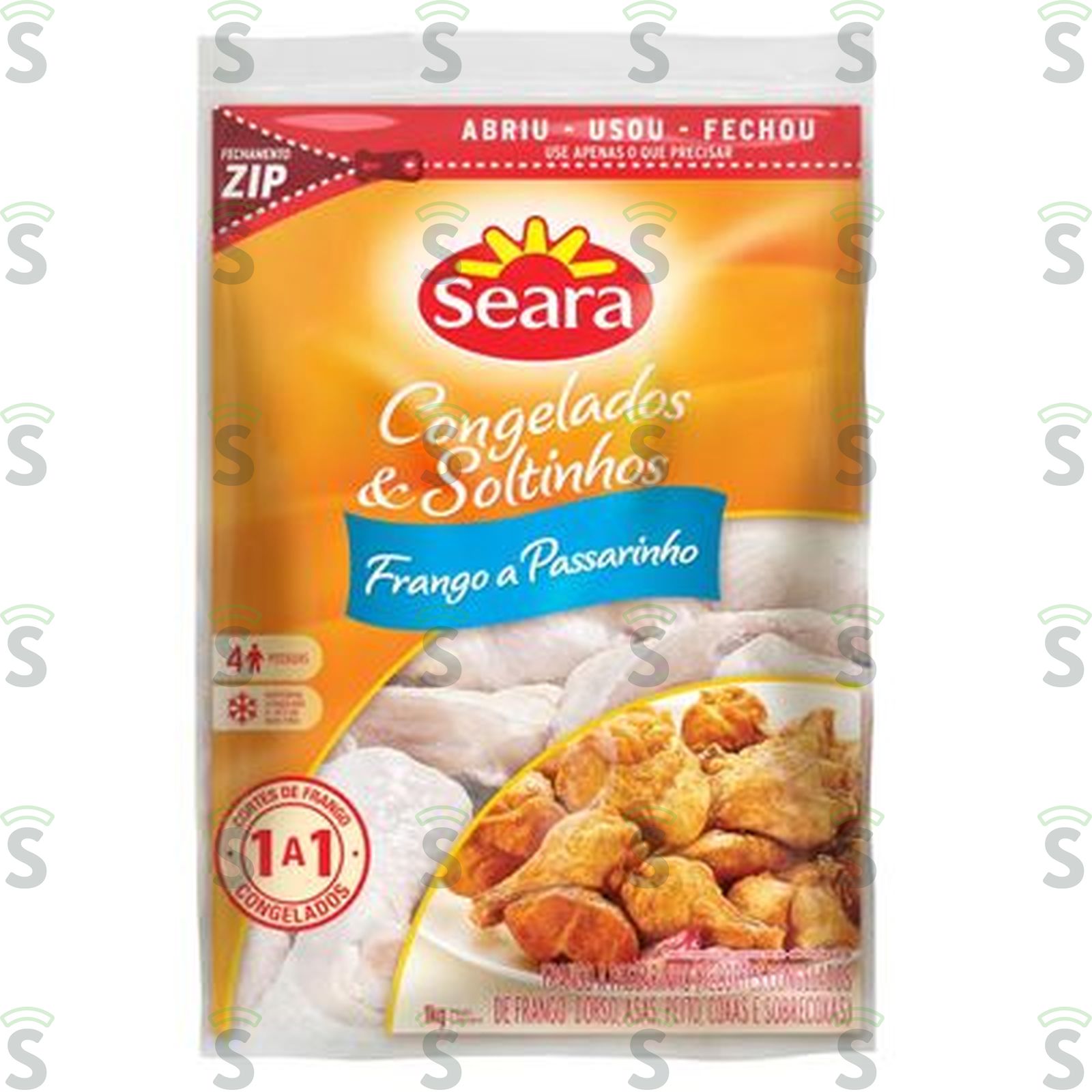 Frango Congelado Seara Passarinho Pacote 1KG