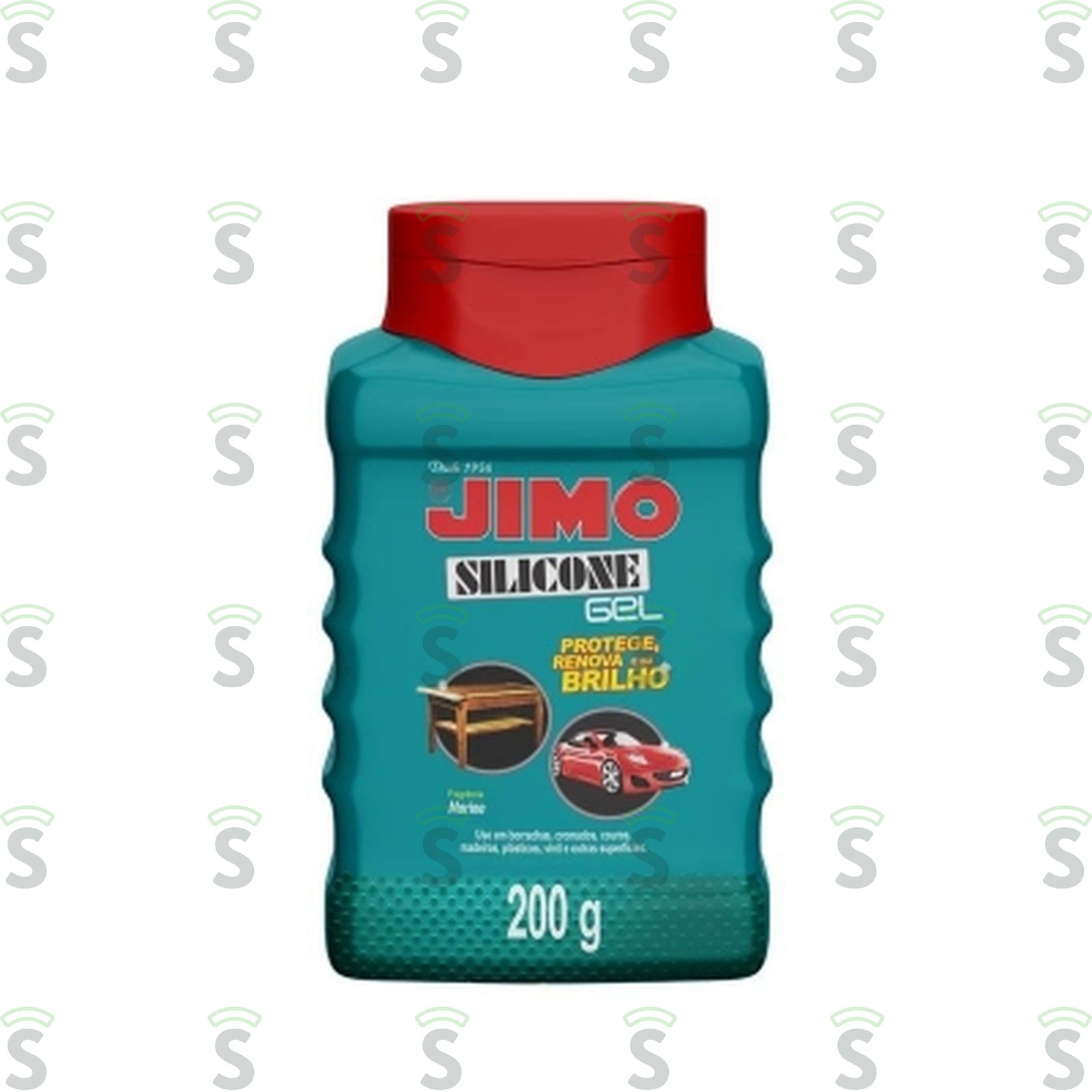 Limpador Automotivo Jimo Silicone Gel Marine Embalagem 200G