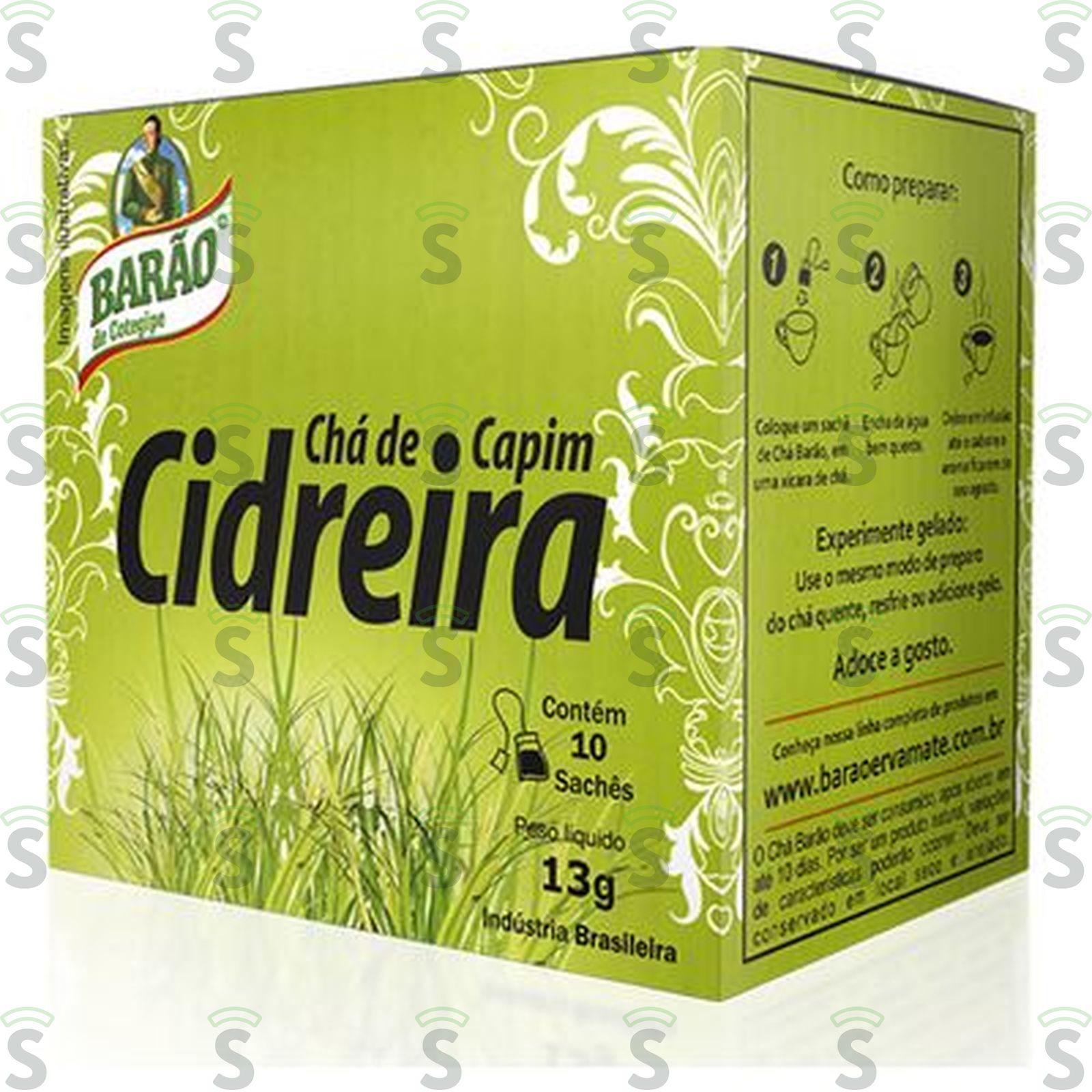 Chá Barão Cidreira Embalagem 13G