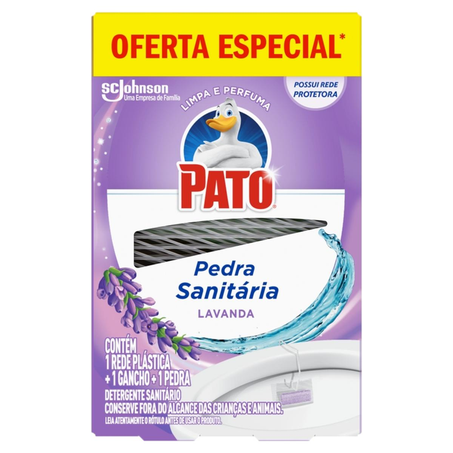 Pedra Sanitária Pato 25g - Lavanda - Com 25% De Desconto