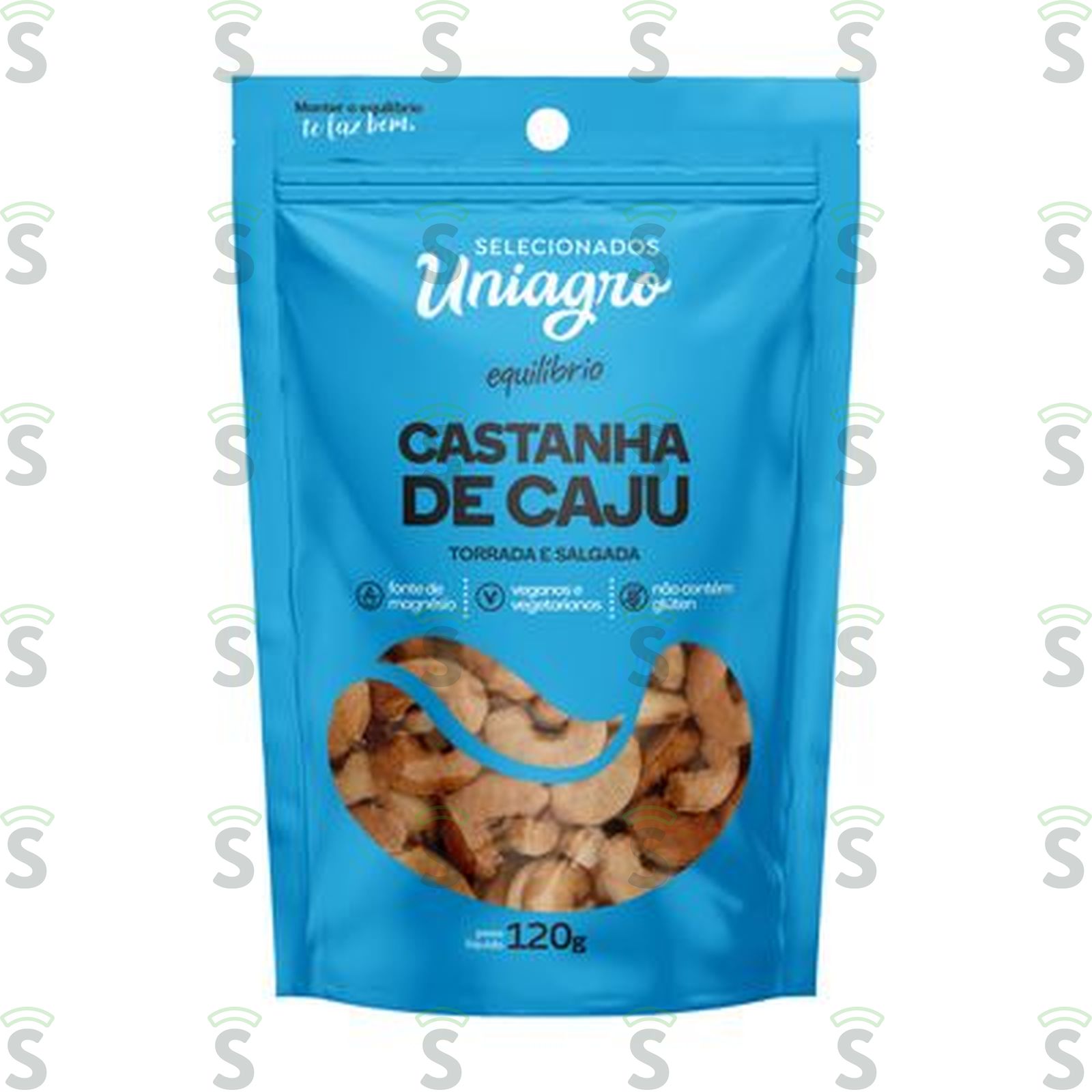 Uniagro-castanha caju 120g sache
