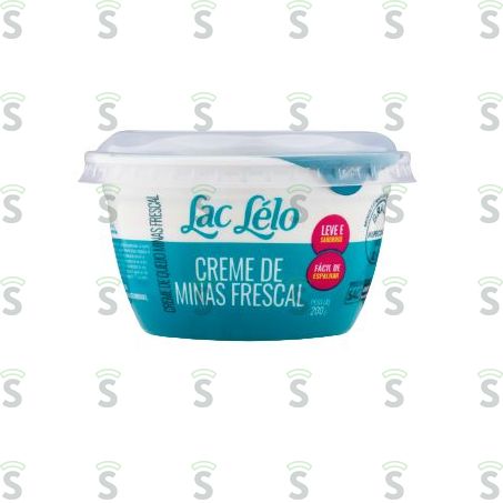  Creme de Queijo Minas Frescal Lac Lélo Pote 200g