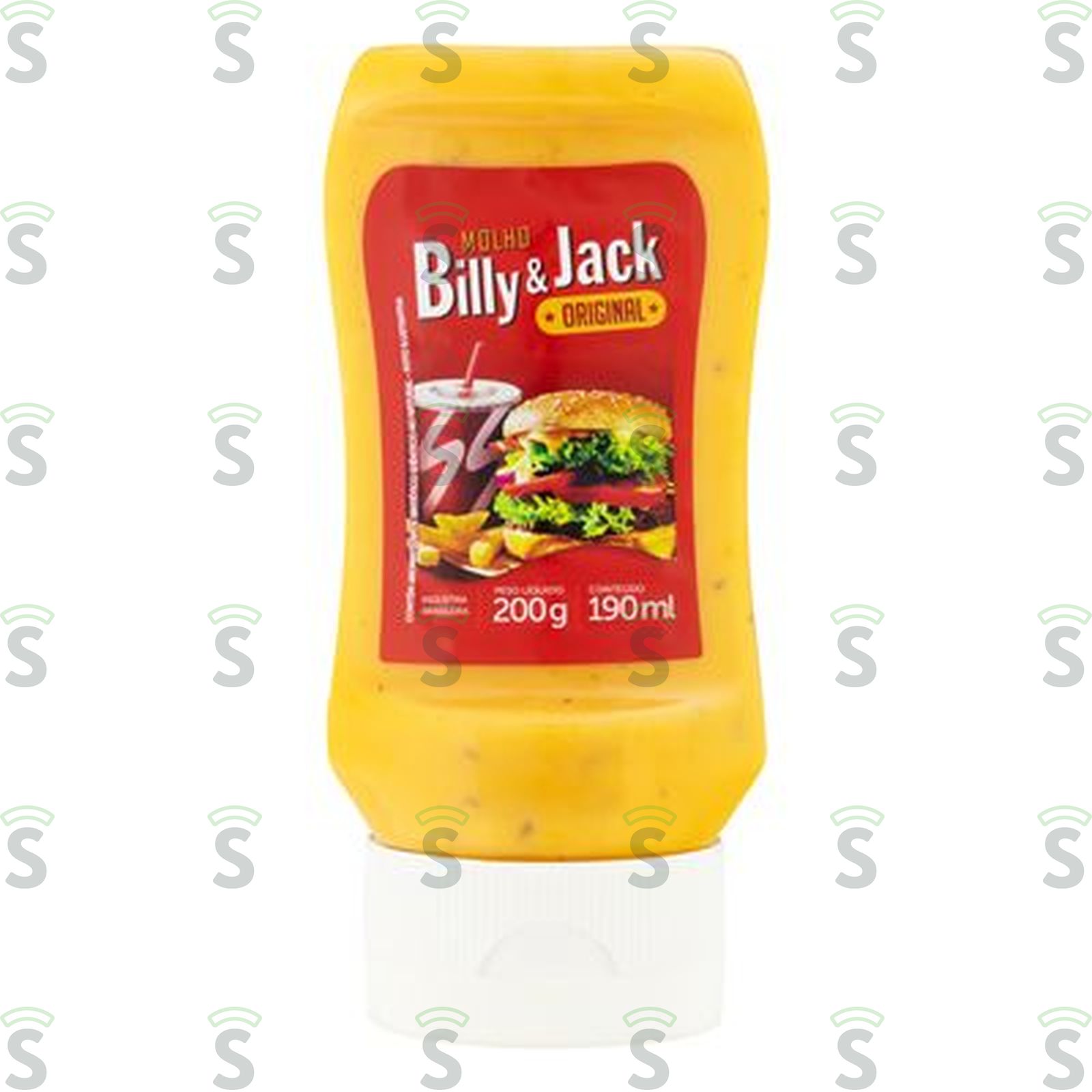 Molho Para Sanduíche Billy E Jack Kisabor Bisnaga 200G