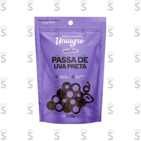  Uniagro-passa de Uva Preta 150g Sache