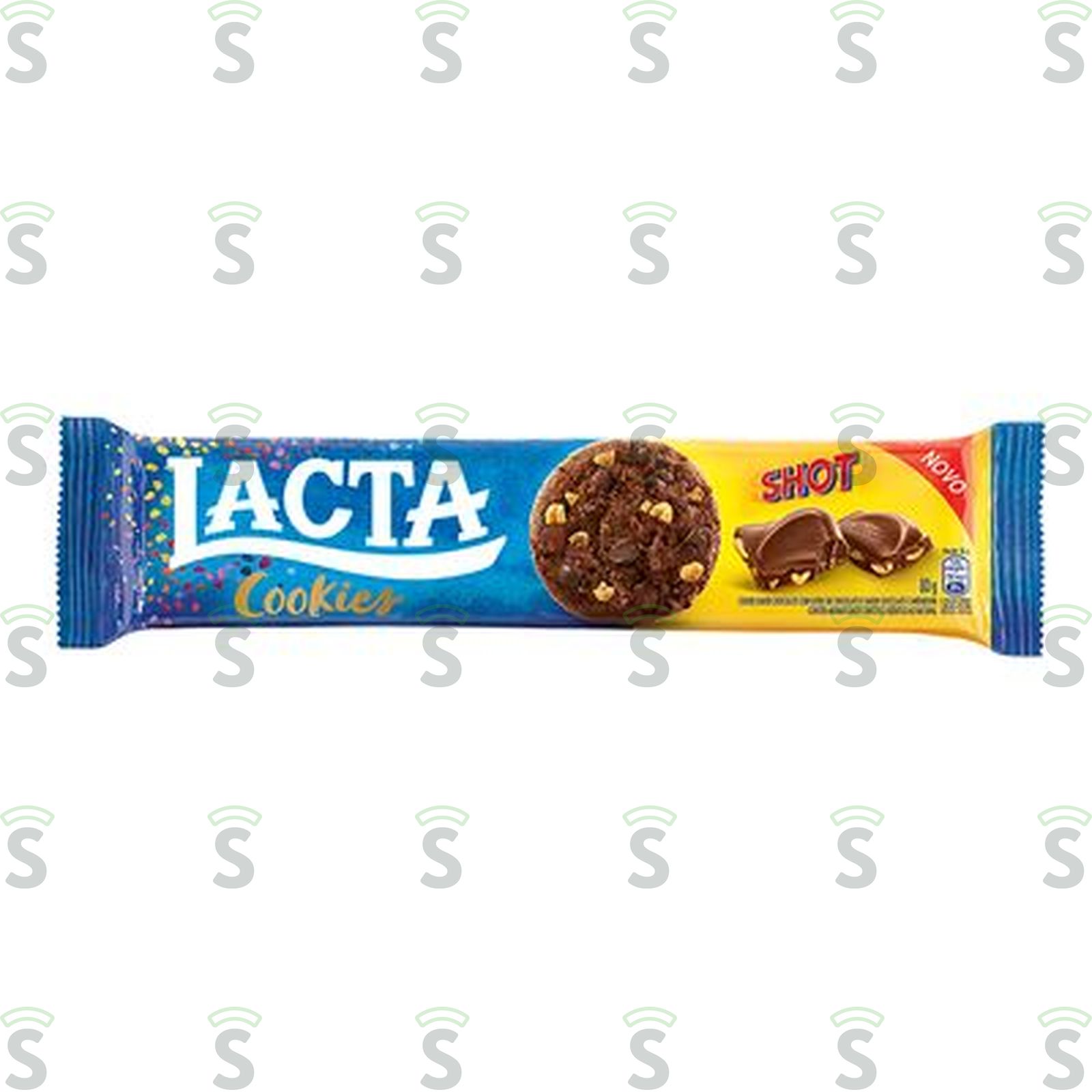 Biscoito Lacta Cookies Shot 80G