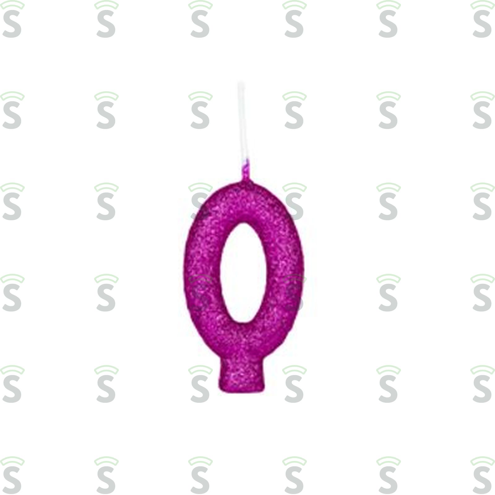 Vela de Aniversário Regina Cintilante Pink N0 1UN