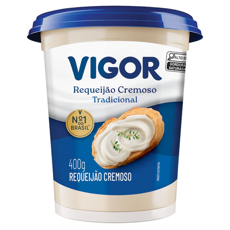 Requeijão Vigor 400g - Tradicional