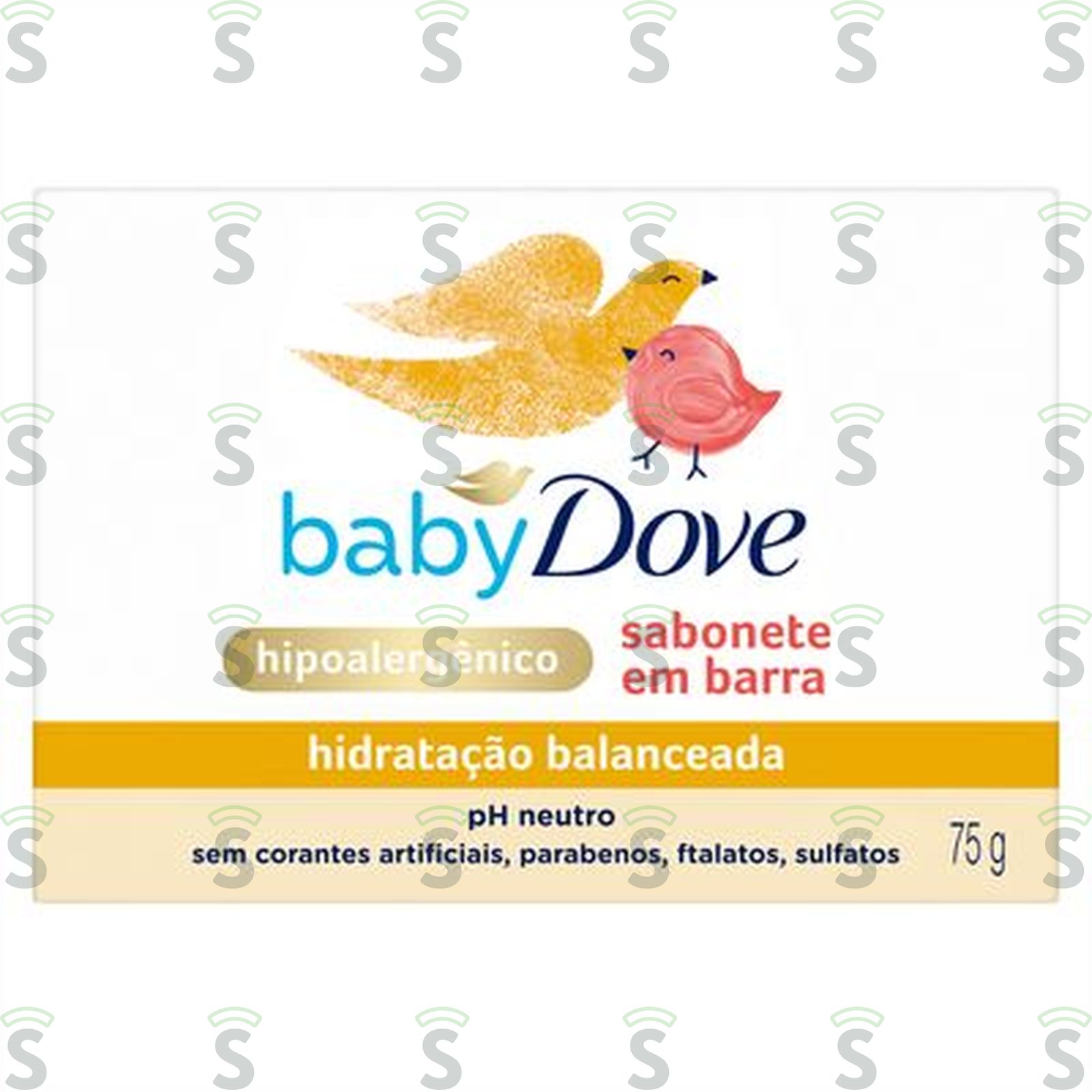 Sabonete em Barra Baby Dove Hidratação Balanceada Caixa 75gr