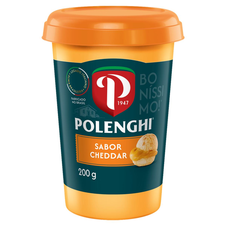 Requeijão Polenghi 200g - Cheddar