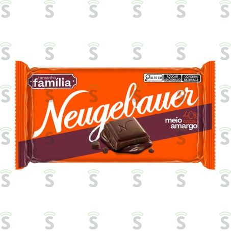  Choc Neugebauer 130g Meio Amarg 40%cacau