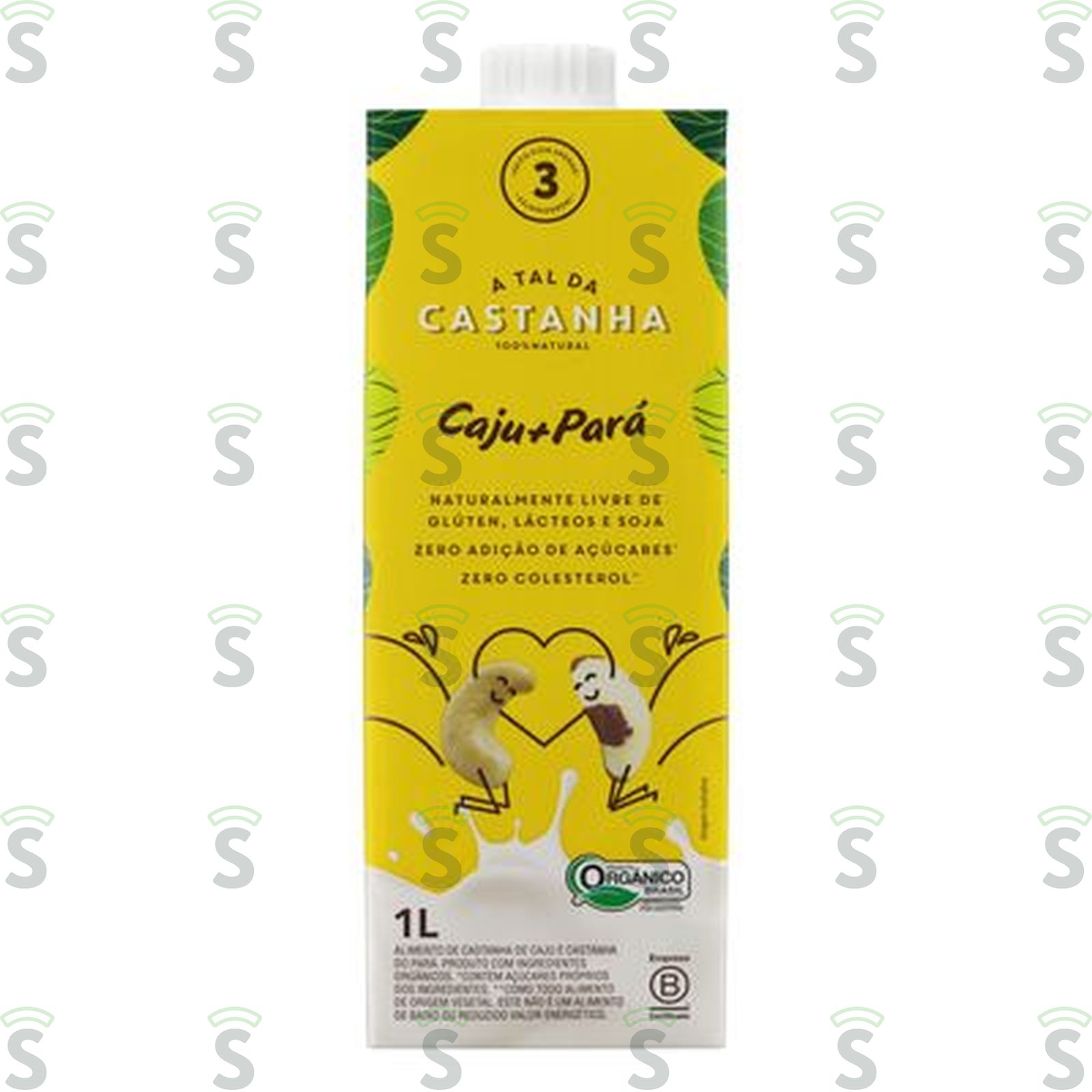 A Tal Da Castanha Bebida Cajú E Pará Caixa 1LT