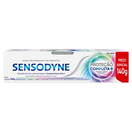 Creme Dental Sensodyne 140g - Proteção Completa - Preço Especial