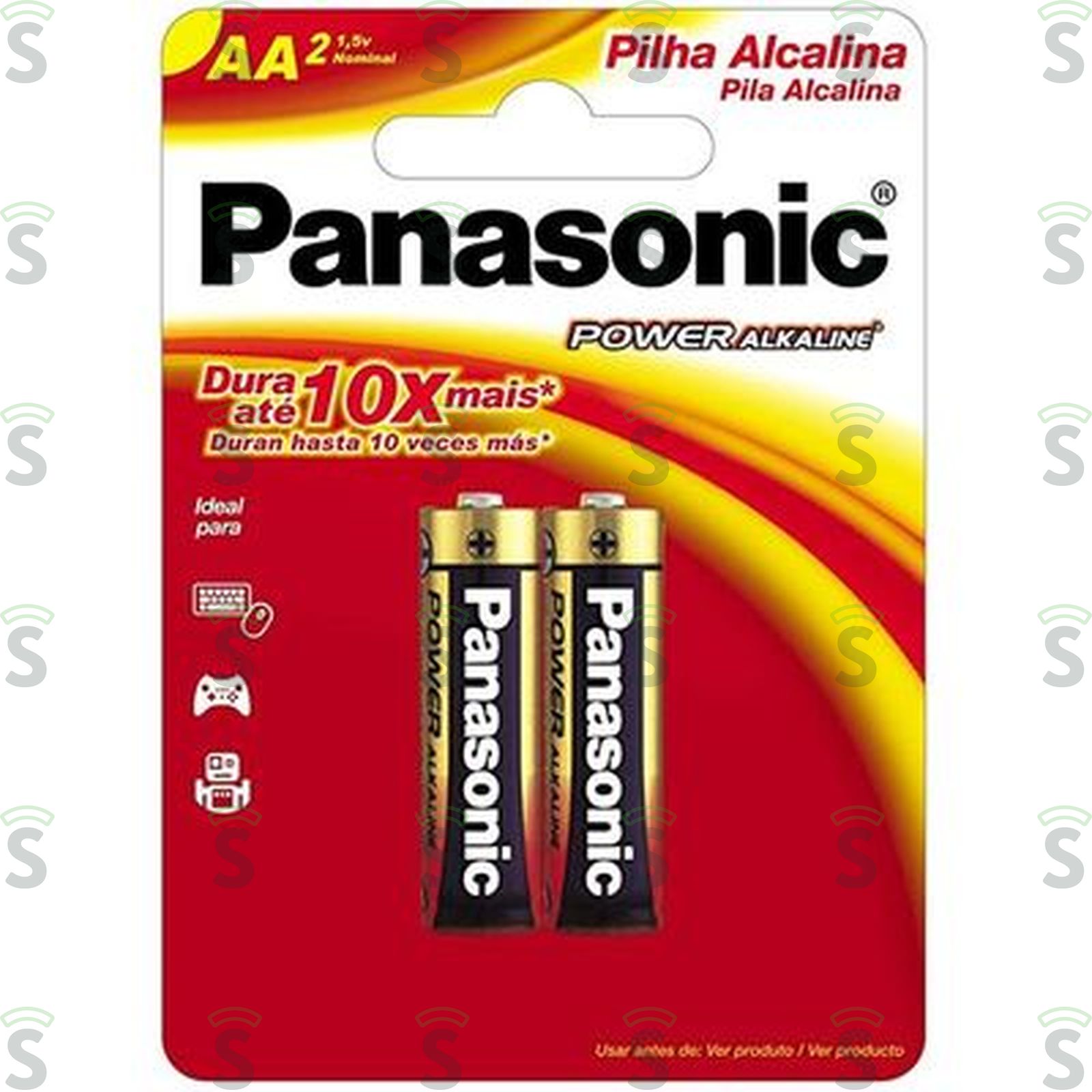 Pilha Alcalina Panasonic Aa 2UN