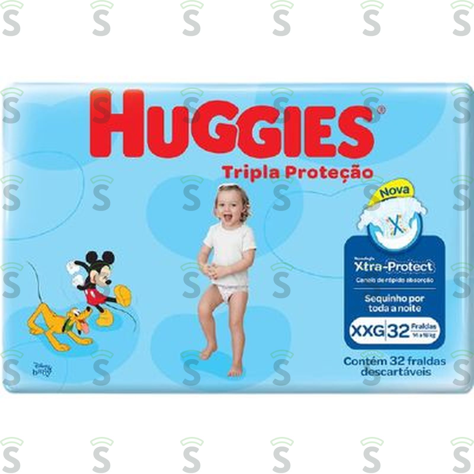 Fralda Huggies Turma Da Monica Tripla Proteção Xxg 32UN