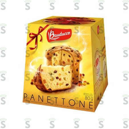  Panettone Bauducco Tradicional Caixa 80gr
