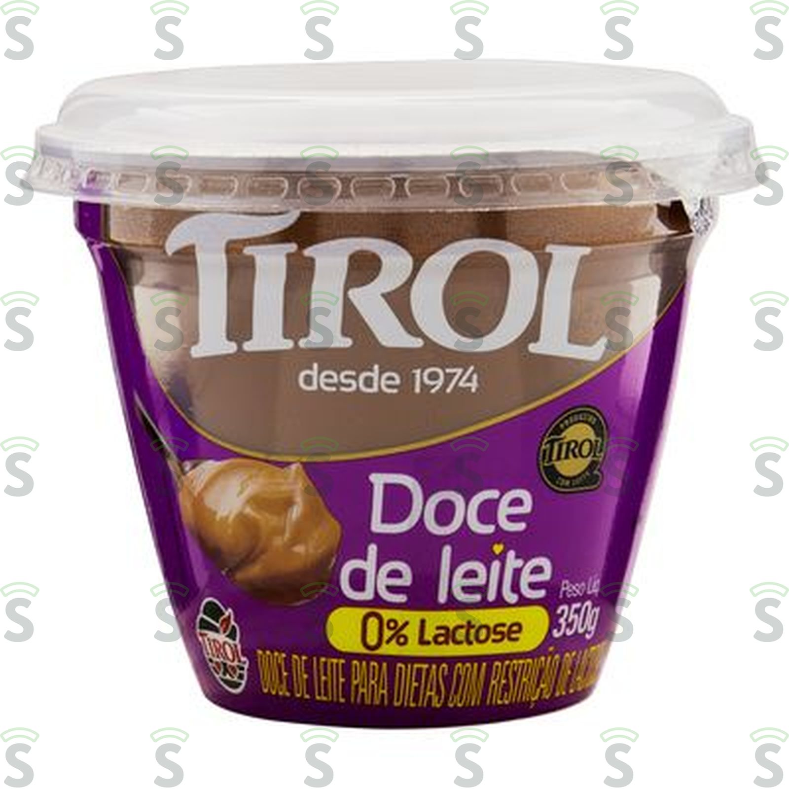Doce de Leite Zero Lactose Tirol Embalagem 350G