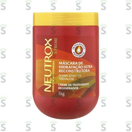  Máscara de Hidratação Neutrox Ultra Reconstrutora Xtreme Pote 1kg