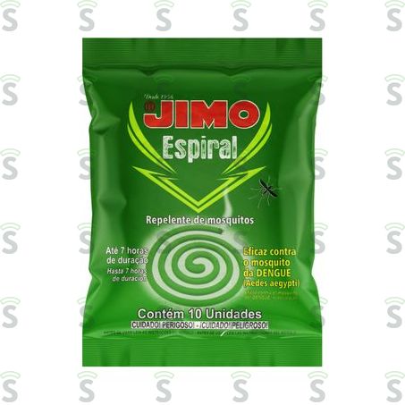  Inseticida Jimo Espiral Embalagem 10un