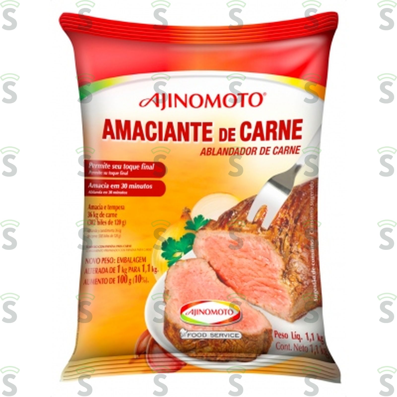 Amaciante Para Carne Ajinomoto Pacote 1.1KG