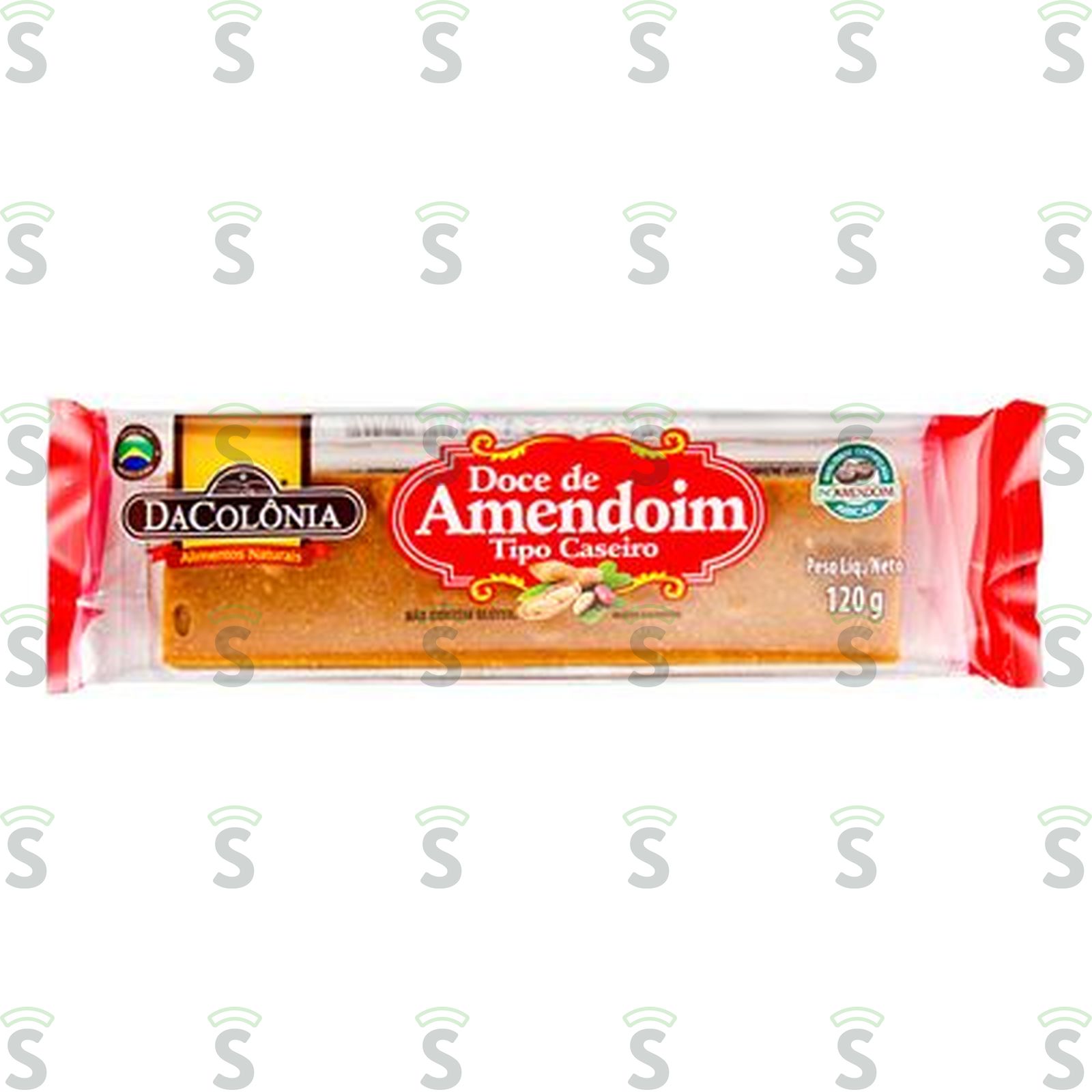 Doce de Amendoim Dacolônia Caseiro Tablete 120G