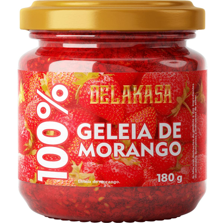 Geleia Delakasa 180g - Zero Açúcar - Morango