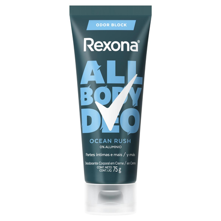 Creme Desodorante Rexona 75g - All Body - Ocean