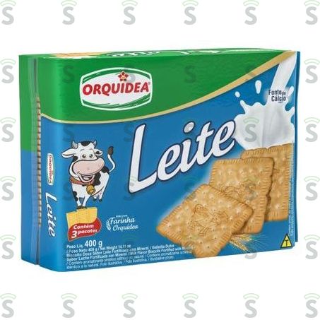  Biscoito Doce Orquídea Leite 400g