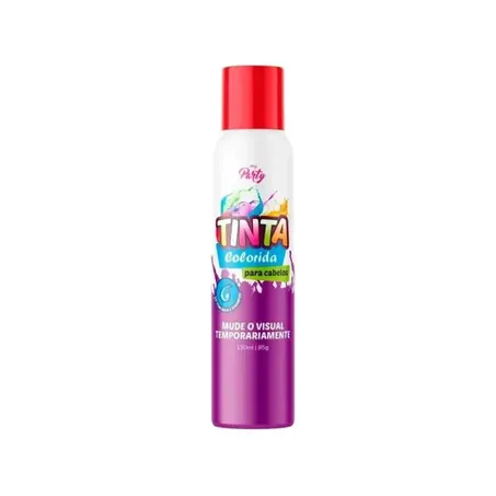 Tinta spray cabelo mood vermelh neon 150ml