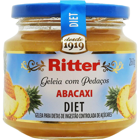 Geleia Ritter 260g - Diet - Abacaxi